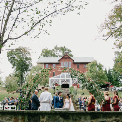 Photo of a wedding at Grace Winery